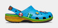 Super Mario Classic Clog Mens Sandals (Blue/Green) Free Shipping