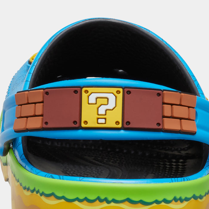 Super Mario Classic Clog Mens Sandals (Blue/Green) Free Shipping