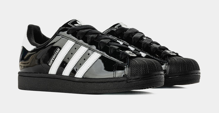 Superstar II Grade School Lifestyle Shoes (Black/White)
