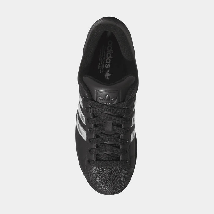 Superstar II Metallic Black Mens Lifestyle Shoes (Black)