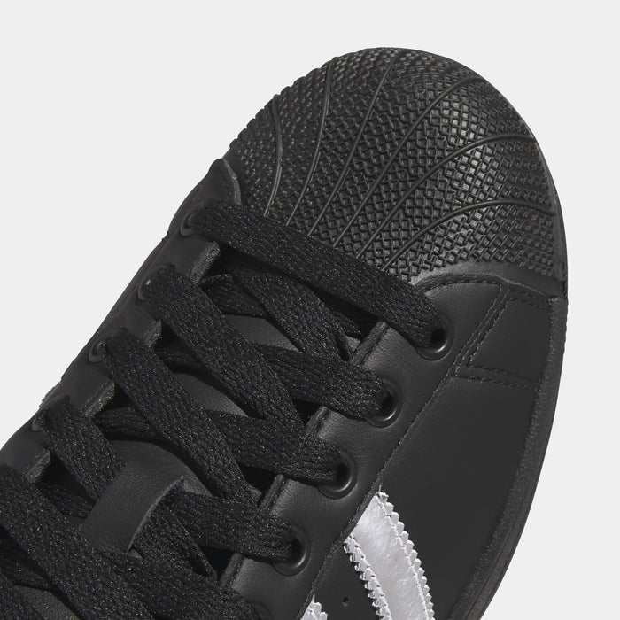 Superstar II Metallic Black Mens Lifestyle Shoes (Black)