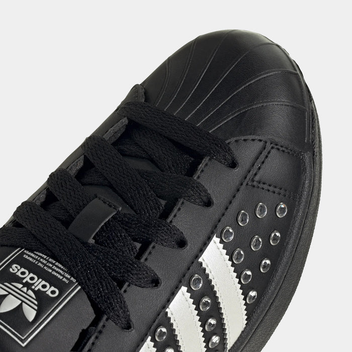 Superstar II Studded Womens Lifestyle Shoes (Core Black/Zero Metalic/Core Black)