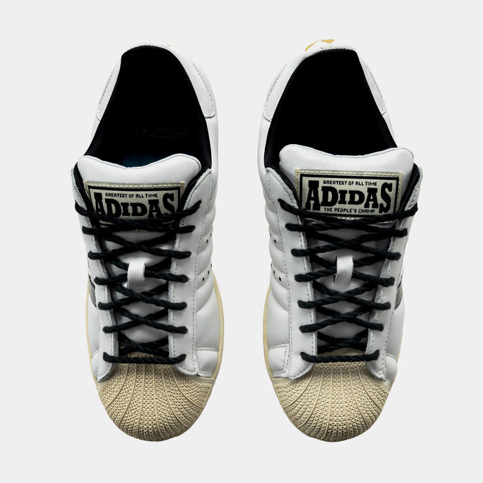 Superstar II x Muhammad Ali Mens Lifestyle Shoes (Footwear White/Core Black/Gold Mat)