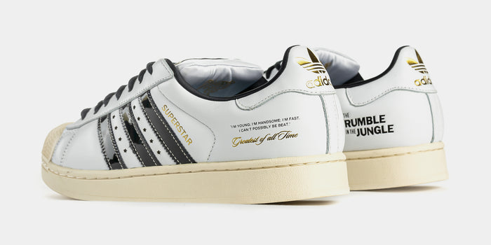 Superstar II x Muhammad Ali Mens Lifestyle Shoes (Footwear White/Core Black/Gold Mat)