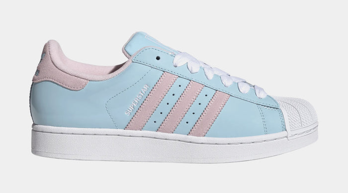 Superstar Patent Mens Lifestyle Shoes (Blue/Pink)