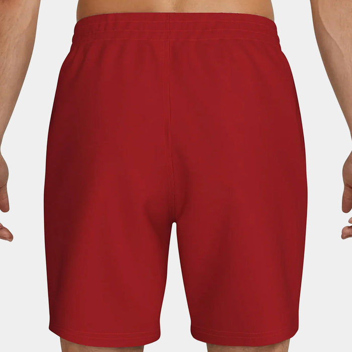 Swim Breaker 7" Volley Mens Shorts (Red/Grey)