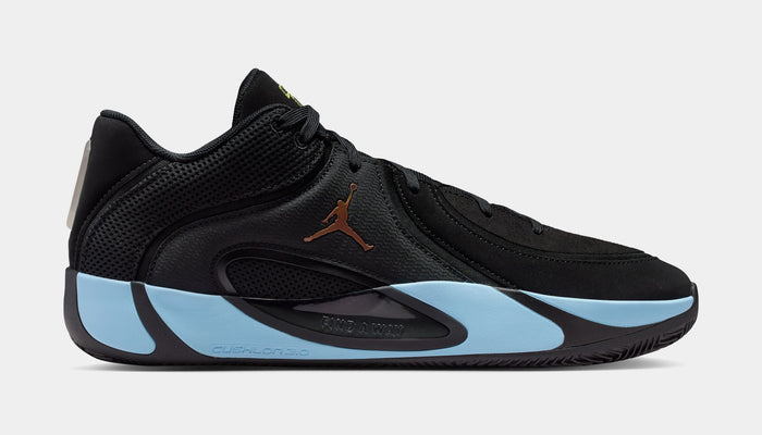 Tatum 4 Black And Ice Blue Mens Basketball Shoes (Black/Ice Blue)