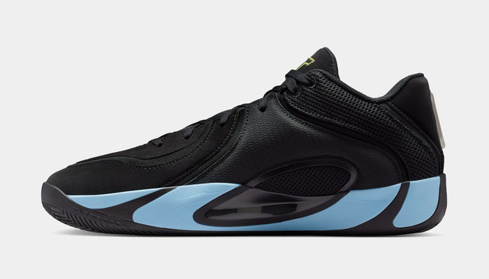 Tatum 4 Black And Ice Blue Mens Basketball Shoes (Black/Ice Blue)