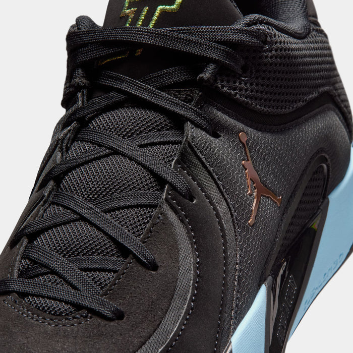 Tatum 4 Black And Ice Blue Mens Basketball Shoes (Black/Ice Blue)