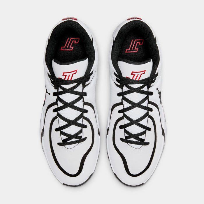 Tatum 4 Mens Basketball Shoes (White/University Red/Black)