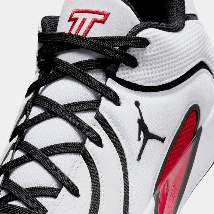 Tatum 4 Mens Basketball Shoes (White/University Red/Black)