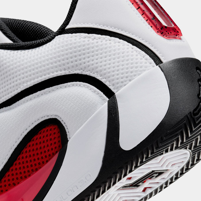 Tatum 4 Mens Basketball Shoes (White/University Red/Black)