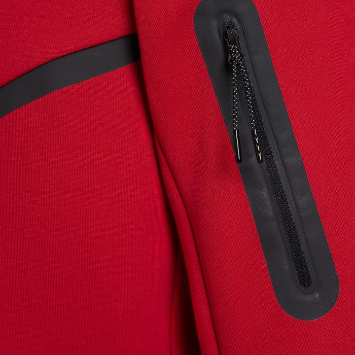 Tech Fleece Windrunner Full Zip Mens Jacket (Gym Red/Black)