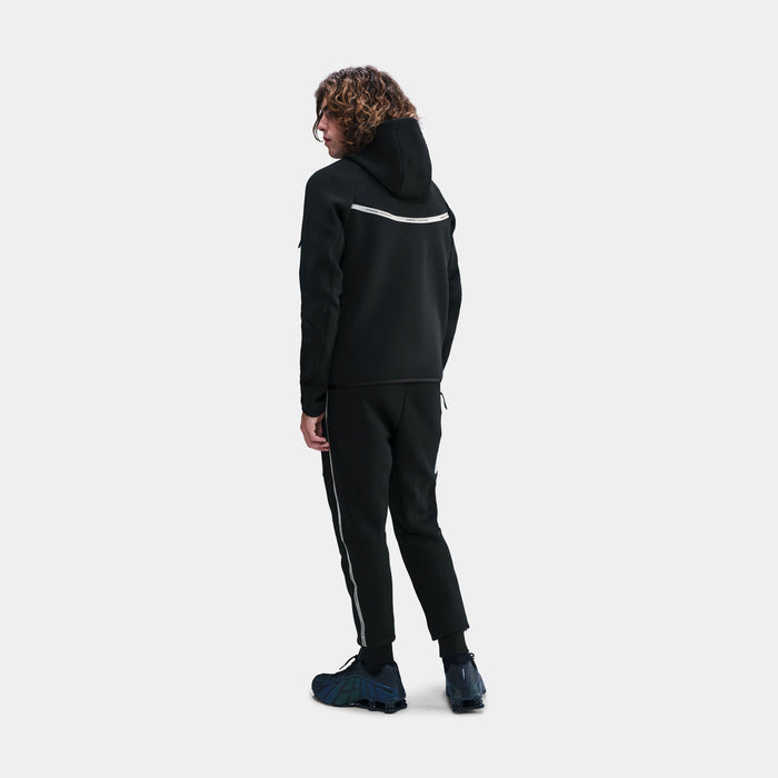 Tech Full Zip Fleece Windrunner Reflective Accents Mens Jacket (Sequoia/Black)