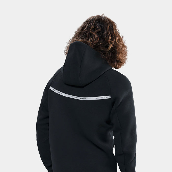Tech Full Zip Fleece Windrunner Reflective Accents Mens Jacket (Sequoia/Black)