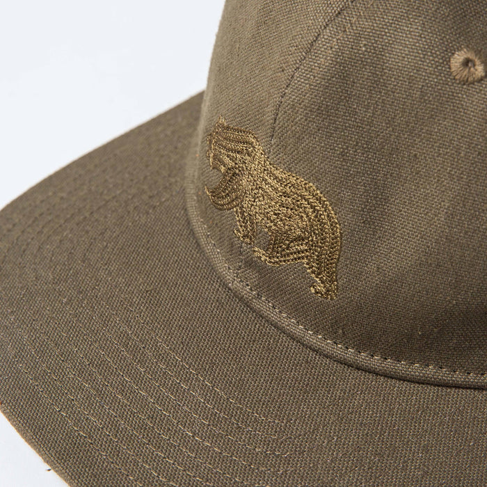 material shot of The Ball Cap in Stone Boss Duck showing bear