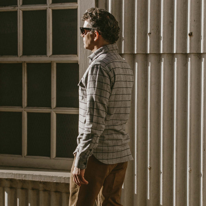 Our fit model wearing The California outside.