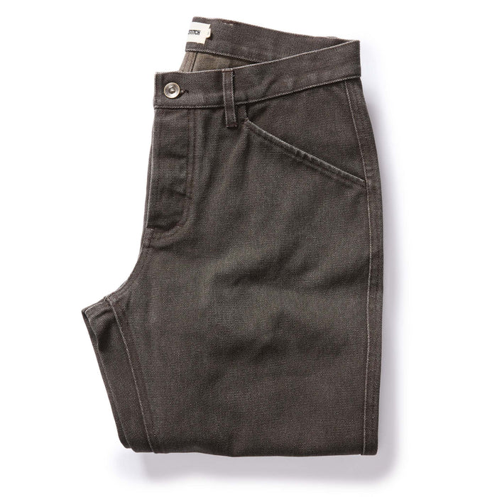 folded flatlay of The Camp Pant in Soil Chipped Canvas