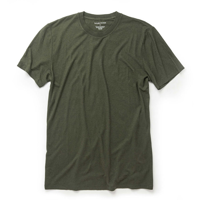 Flatlay of front of tee