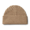 flatlay of The Fisherman Beanie in Camel