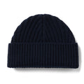 flatlay of The Fisherman Beanie in Dark Navy