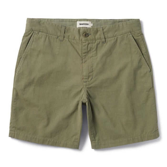 flatlay of The Foundation Short in Olive Twill