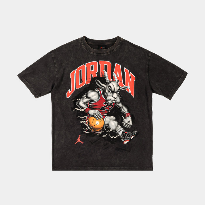 The Goat Grade School Short Sleeve Shirt (Gray/Red)