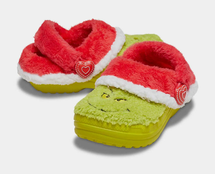 The Grinch Classic Clog Infant Toddler Sandals (Green/Red)