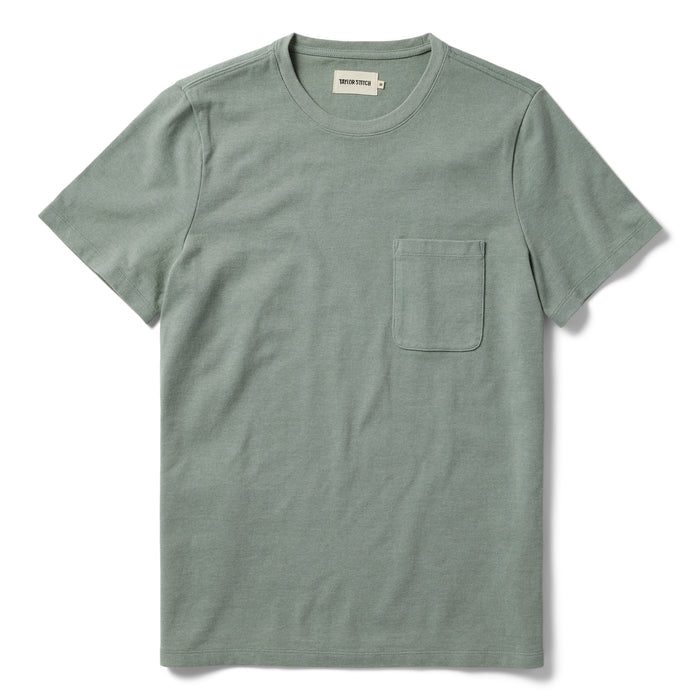 flatlay of The Heavy Bag Tee in Slate