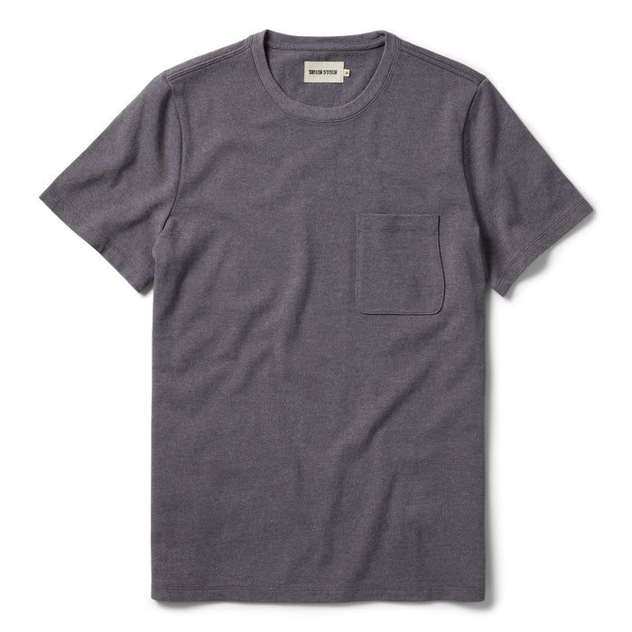 flatlay of The Heavy Bag Tee in Smoke