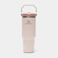 The IceFlow Flip Straw 2.0 Tumbler 30oz (Rose Quartz)
