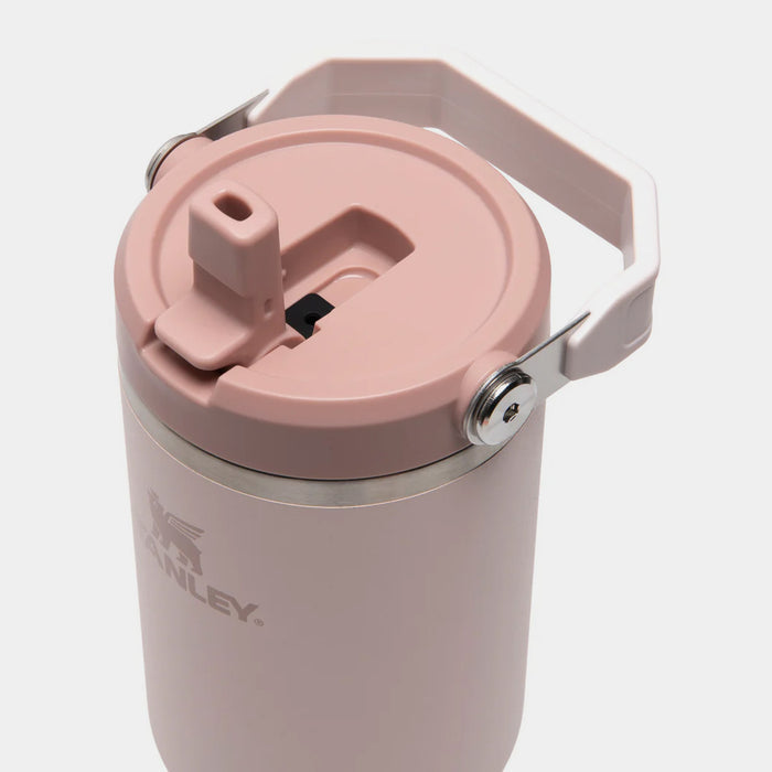 The IceFlow Flip Straw 2.0 Tumbler 30oz (Rose Quartz)