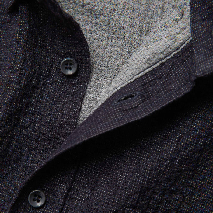 material shot of fabric around neck