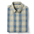 flatlay of The Jack in Iceberg Plaid, folded