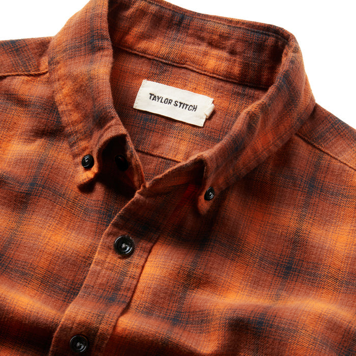 material shot of shirt showing back tag