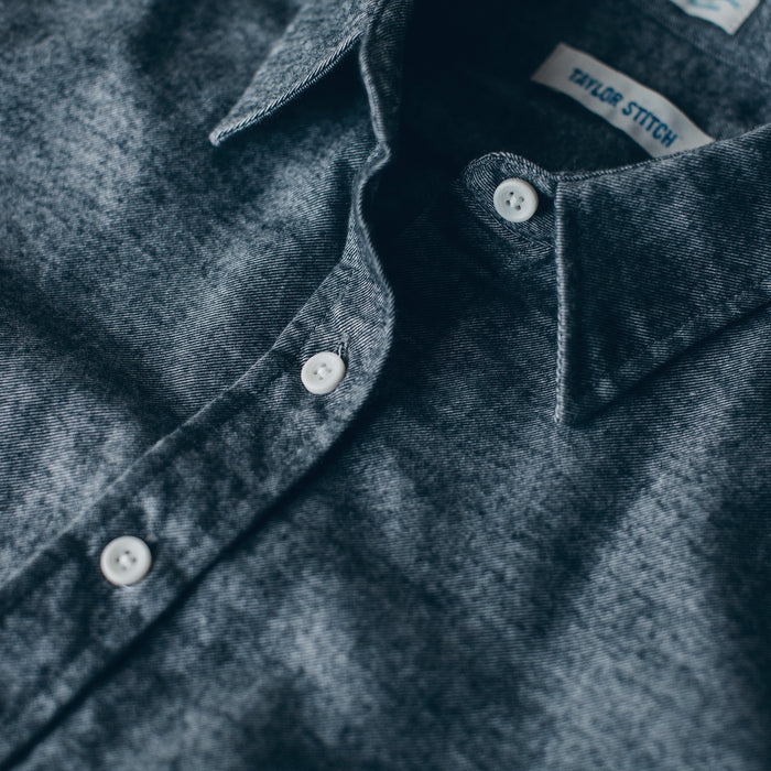 The Katherine in Charcoal Brushed Cotton