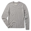 flatlay of The Lodge Sweater in Heather Grey