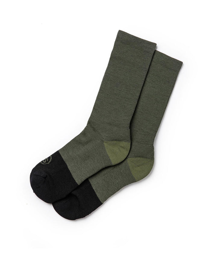 The Merino Sock in Olive