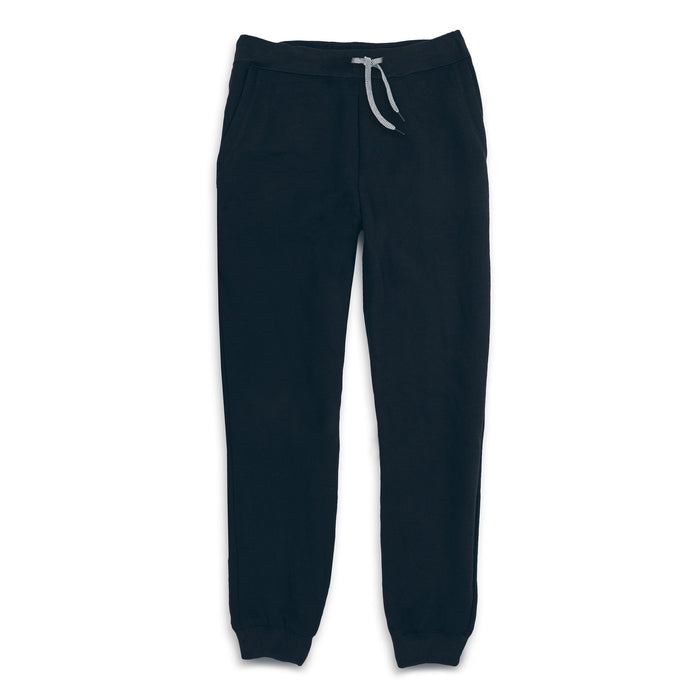 The Merino Sweatpant in Black Fleece