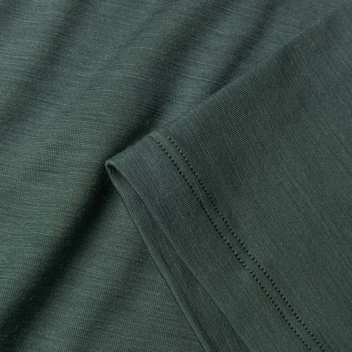 The Merino Tee in Sea Green