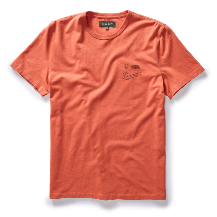 flatlay of The Organic Cotton Tee in Coastal Trail