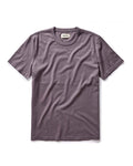 flatlay of The Organic Cotton Tee in Dried Plum