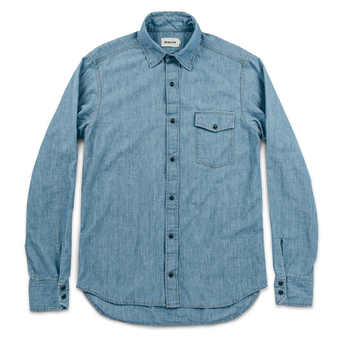 The Oxnard in Sun Bleached Chambray