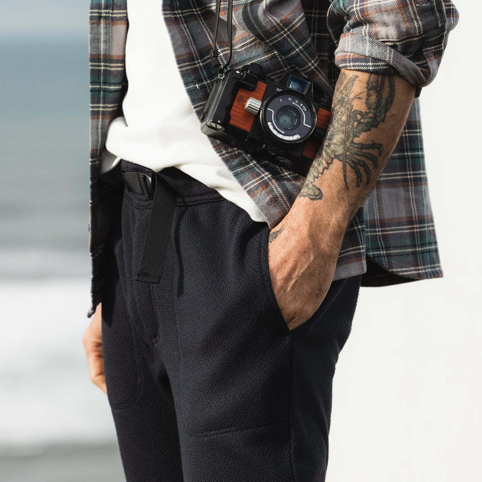 The Pack Pant in Coal Fleece