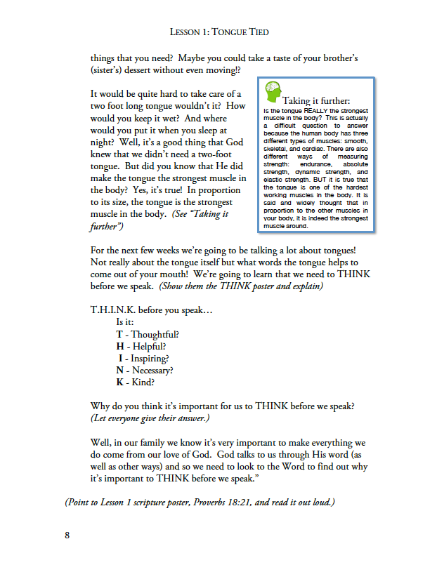 The Power of Your Words - PDF and Zip File (Children's Resource) By Stephanie Dove Blake