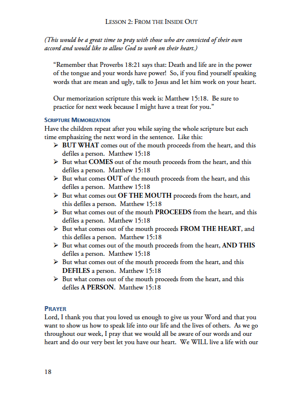 The Power of Your Words - PDF and Zip File (Children's Resource) By Stephanie Dove Blake