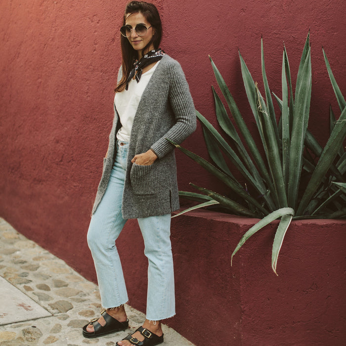 The Rosie Jean in Washed Cone Mills Denim
