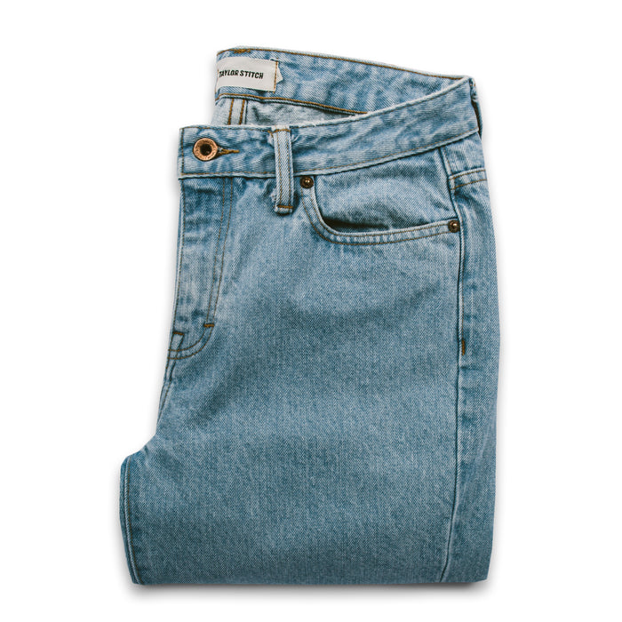 The Rosie Jean in Washed Cone Mills Denim