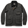 The Rover Jacket in Charcoal Birdseye Waxed Wool