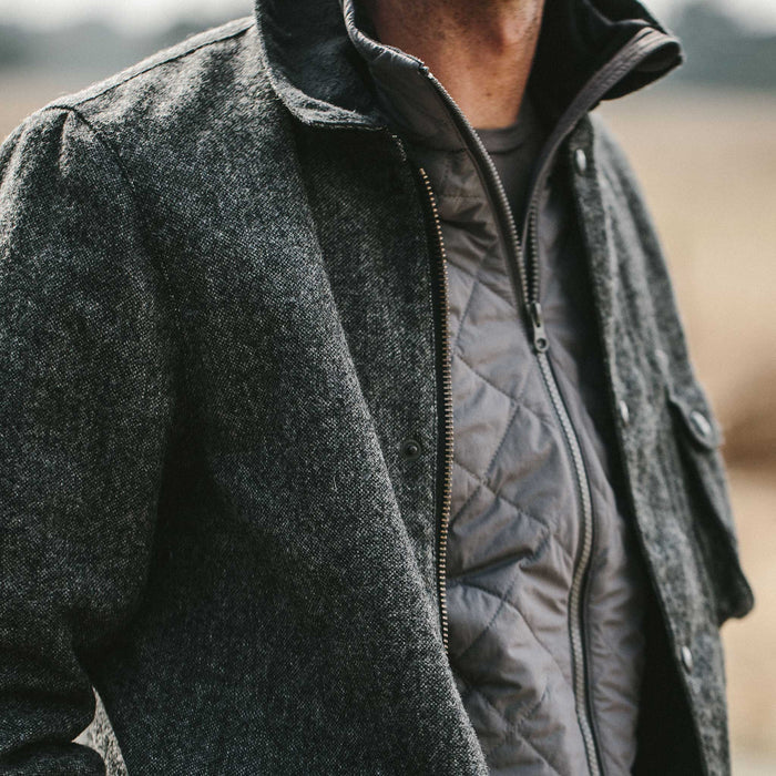Our fit model wearing The Rover Jacket.